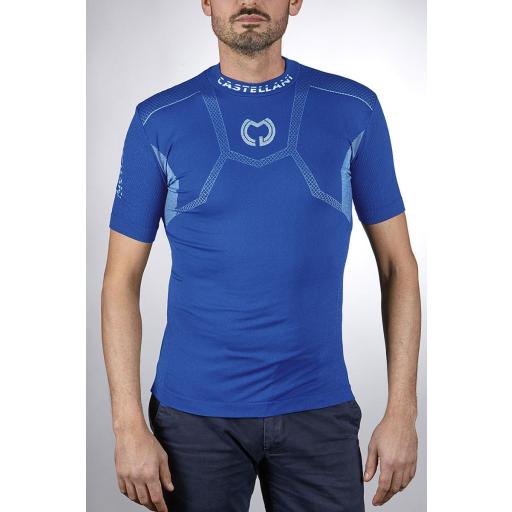 Camiseta sin costuras PRO (Azul) 
