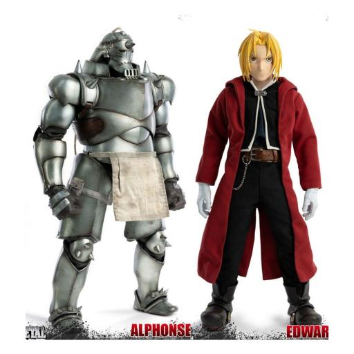 2 Figuras Fullmetal Alchemist: Brotherhood Edward y Alphonse Elric ThreeZero 