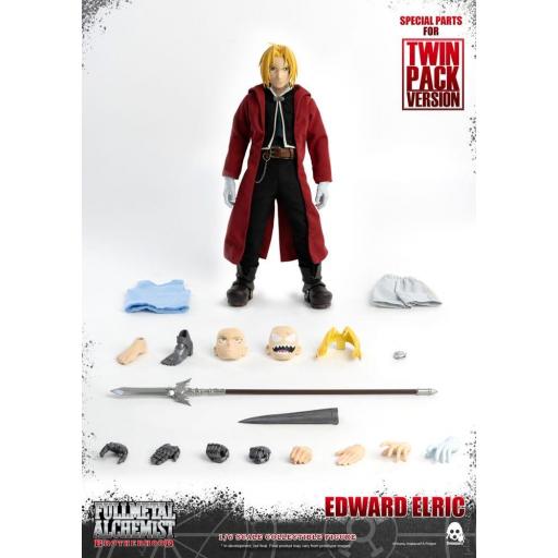 2 Figuras Fullmetal Alchemist: Brotherhood Edward y Alphonse Elric ThreeZero  [2]