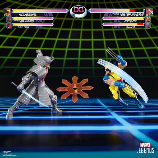 2 Figuras Wolverine & Silver Samurai Marvel Legends Hasbro 15 cm [3]