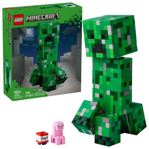 Figura Minecraft Creeper Set construcción Niños LEGO 21 cm