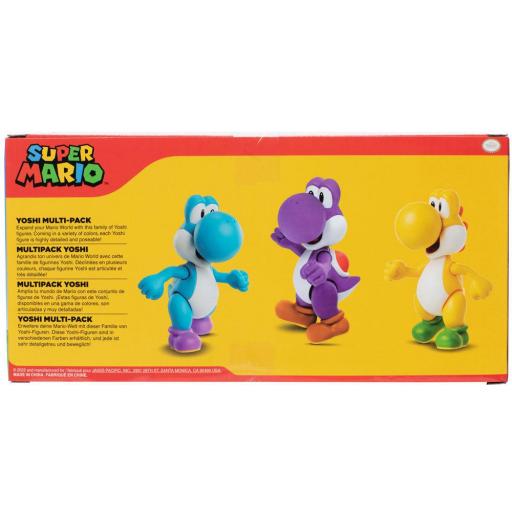 3 Figuras Super Mario Bros Yoshi Jakks Pacific 10 cm [5]