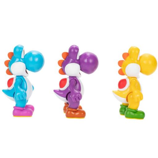 3 Figuras Super Mario Bros Yoshi Jakks Pacific 10 cm [1]