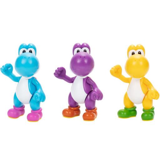 3 Figuras Super Mario Bros Yoshi Jakks Pacific 10 cm [0]