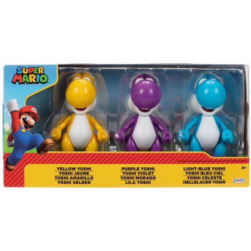 3 Figuras Super Mario Bros Yoshi Jakks Pacific 10 cm [3]