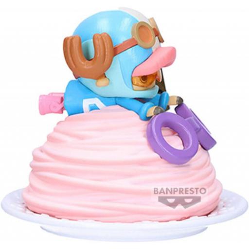 Figura One Piece Tony Tony Chopper Paldoce Ver.B Pink Cake Banpresto 6 cm [1]
