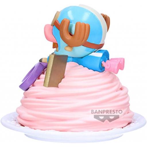Figura One Piece Tony Tony Chopper Paldoce Ver.B Pink Cake Banpresto 6 cm [2]