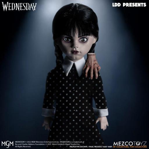 Figura Living Dead Dolls  La Famlia Adams Wednesday: Miércoles 25 cm