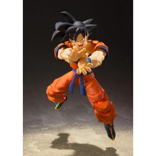 Figura Dragon Ball Z Son Goku  SH Figuarts (Saiyan raised on Earth) 14 cm