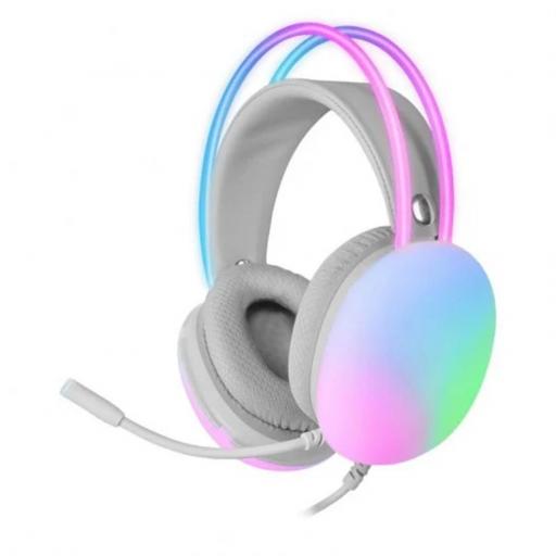 Auriculares gaming Mars MH-GLOW Pink [1]