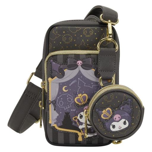 Bandolera y Monedero Sanrio Kuromi 20th Anniversary Loungefly 19 cm [0]