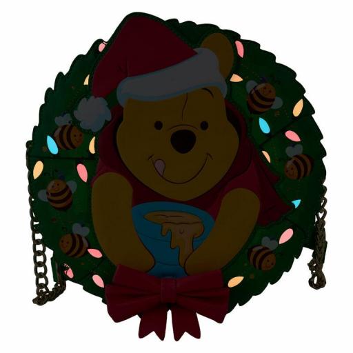 Bolso Bandolera Winnie the Pooh Christmas Glow Disney Loungefly 24 cm [1]
