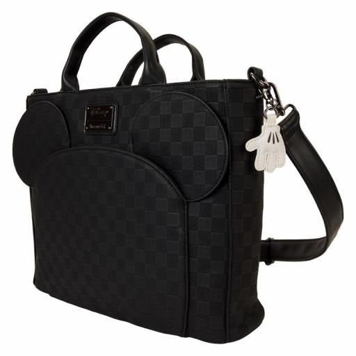 Bolso Tote Mickey Mouse Checkered Black Disney Loungefly 30 cm [1]