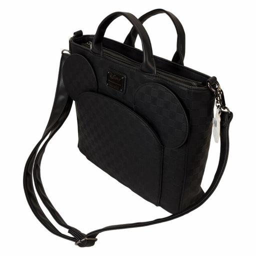 Bolso Tote Mickey Mouse Checkered Black Disney Loungefly 30 cm [2]
