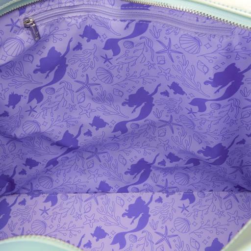 Bolso y Monedero La Sirenita Ariel, Flounder y Sebastian Loungefly Disney 38 cm [4]