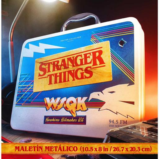 Caja metalica coleccionista WSQK Hawkins Hitmaker Stranger Things
