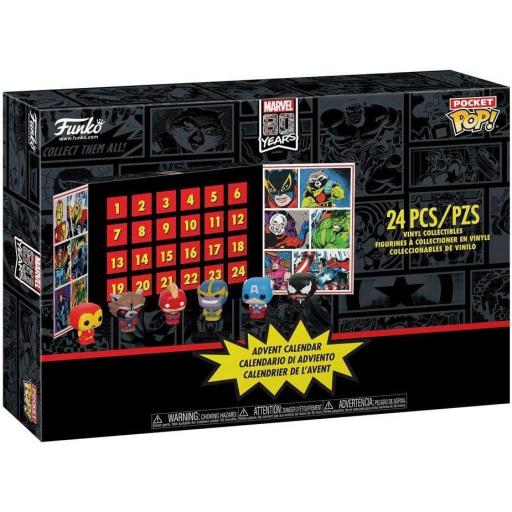 Calendario Adviento Funko Marvel 24 Pocket Pop [0]