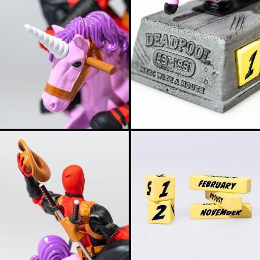 Calendario Perpetuo 3D Deadpool Marvel Erik 21cm [1]