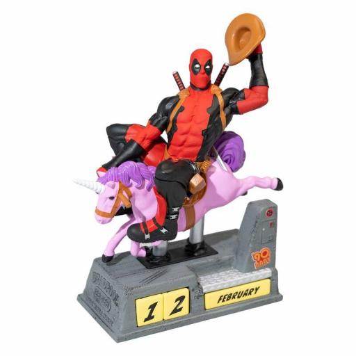 Calendario Perpetuo 3D Deadpool Marvel Erik 21cm [0]