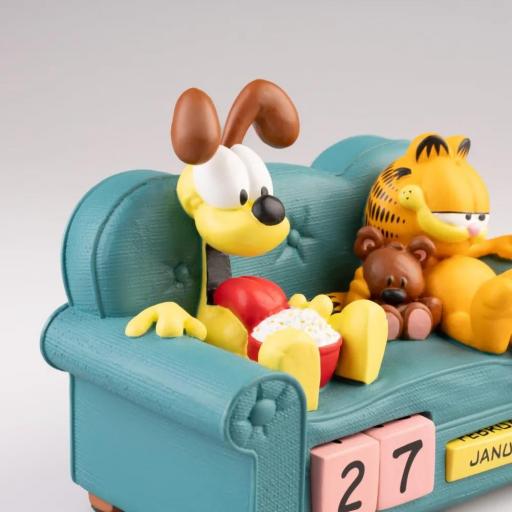 Calendario Perpetuo Garfield 3D Erik 16 cm [4]