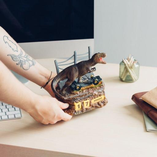 Calendario Perpetuo Jurassic Park Tiranosaurio Rex 17 cm [6]