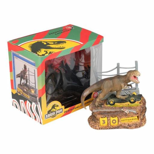 Calendario Perpetuo Jurassic Park Tiranosaurio Rex 17 cm [7]