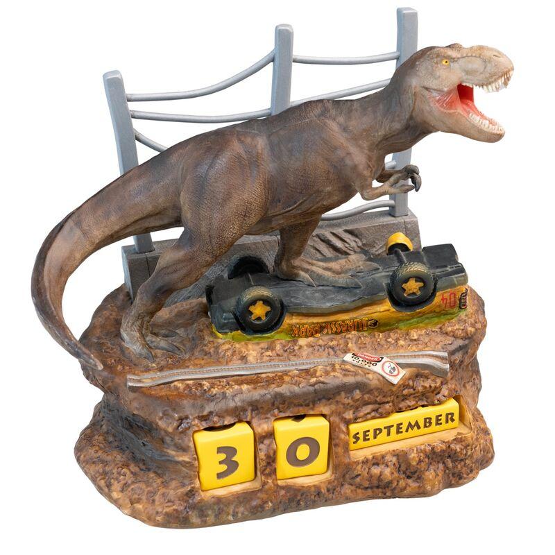 Calendario Perpetuo Jurassic Park Tiranosaurio Rex 17 cm