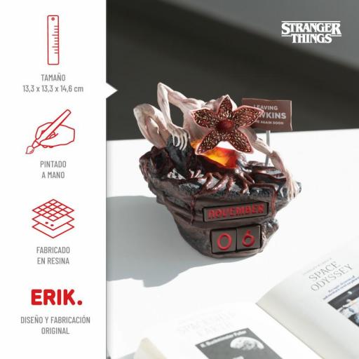 Calendario Perpetuo Stranger Things Demogorgon 3D 14 cm [7]