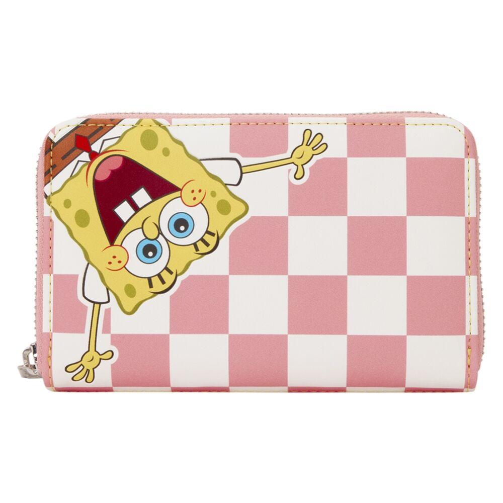 Cartera Monedero Bob Esponja & Patricio Checkered Loungefly 15 cm