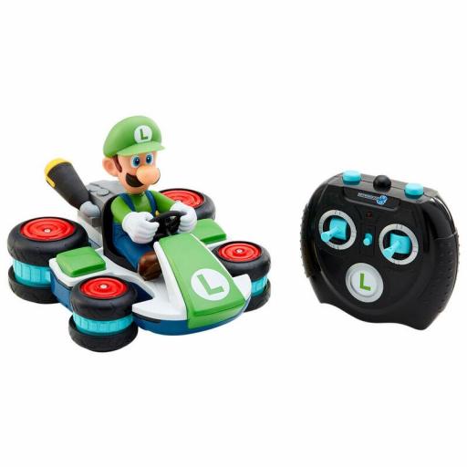 Coche Radio Control Mario Kart Luigi Mini RC Racer Nintendo 20 cm [1]