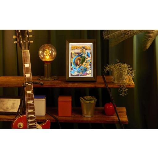 Cuadro 3D Dragon Ball Z Son Goku & Dragon Art 3D Relief Tamashii Nations 27 cm [4]