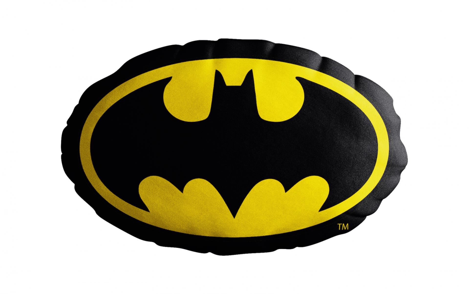 Cojín ovalado Batman logo