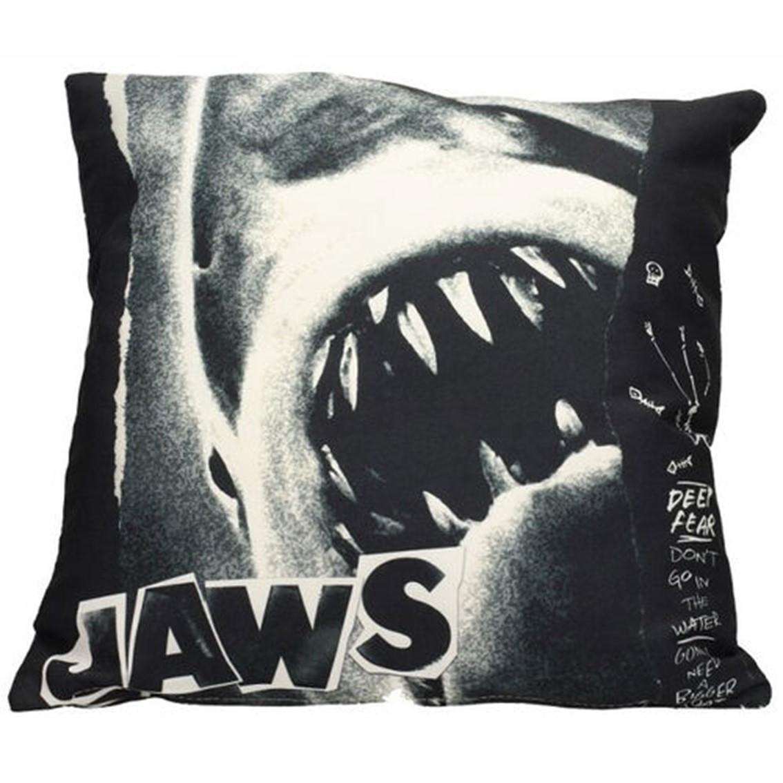 Cojín Jaws Tiburón Collage