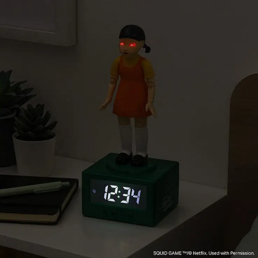 Despertador El juego del Calamar  muñeca Young-Hee 26 cm [3]