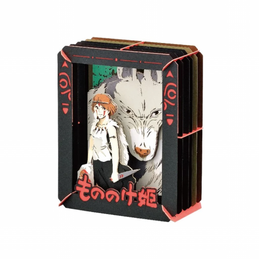 Diorama Studio Ghibli Princesa Mononoke San Paper Theater Semic Studio 10 cm  [1]