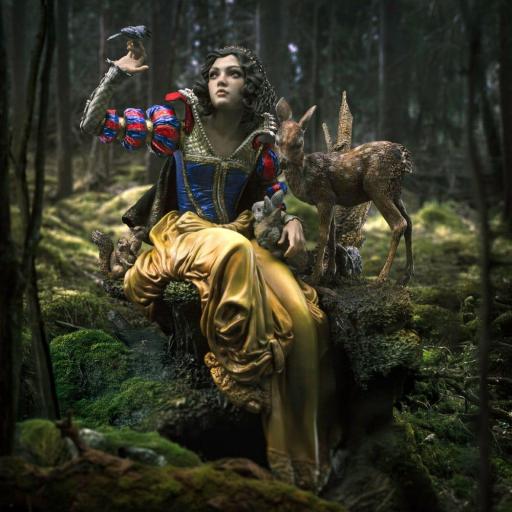 Estatua Blancanieves Art Scale Disney Iron Studios 28 cm [1]