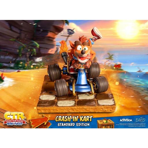 Estatua Crash Team Racing Nitro Fueled Crash in Kart First 4 Figures 31 cm [6]