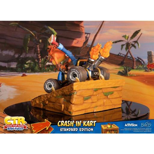 Estatua Crash Team Racing Nitro Fueled Crash in Kart First 4 Figures 31 cm [3]