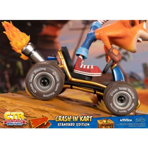 Estatua Crash Team Racing Nitro Fueled Crash in Kart First 4 Figures 31 cm [2]