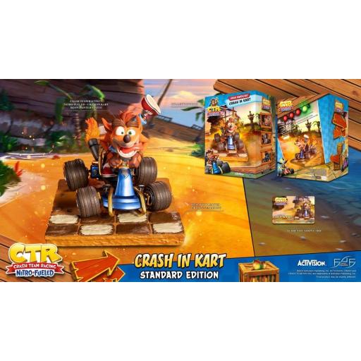 Estatua Crash Team Racing Nitro Fueled Crash in Kart First 4 Figures 31 cm [1]