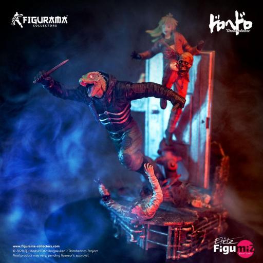 Estatua Dorohedoro Nikaido y Caiman Figurama 37 cm [1]