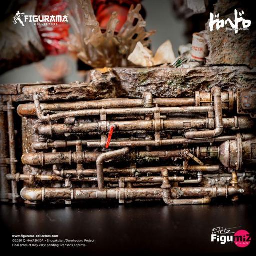 Estatua Dorohedoro Nikaido y Caiman Figurama 37 cm [5]