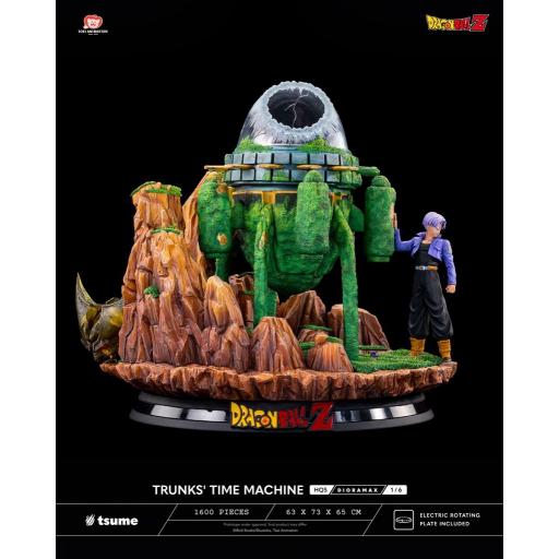 Estatua Dragon Ball Trunks máquina del tiempo HQS Tusme 73 cm [2]