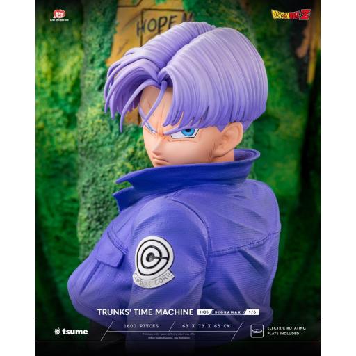 Estatua Dragon Ball Trunks máquina del tiempo HQS Tusme 73 cm [5]