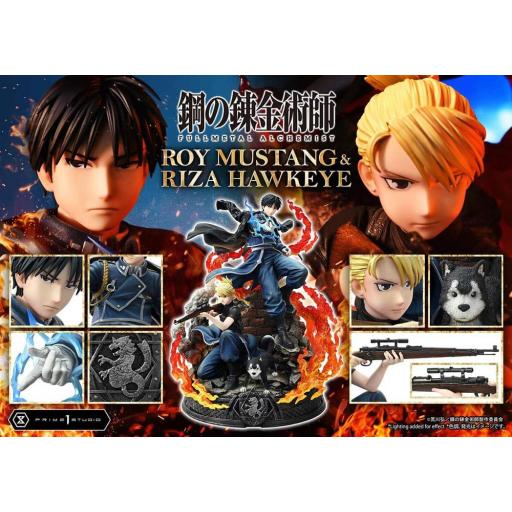 Estatua Fullmetal Alchemist Roy Mustang & Riza Hawkeye Prime 1 Studio 50 cm [7]