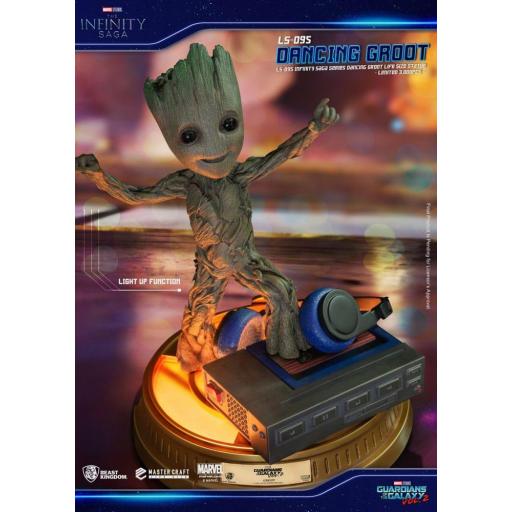 Estatua Guardianes de la Galaxia 2 Dancing Groot Exclusive 32 cm