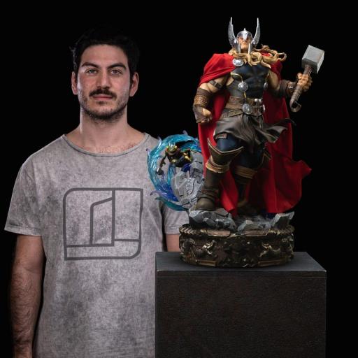 Estatua Marvel Thor Unleashed Iron Studios 67 cm [7]