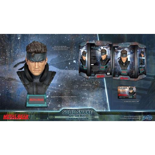 Estatua Metal Gear Solid Busto Solid Snake F4F 56 cm [7]
