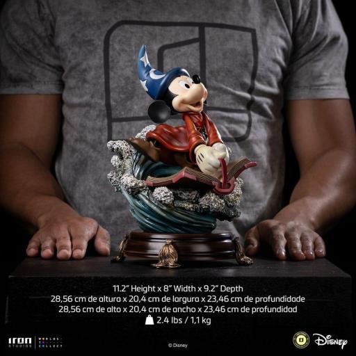 Estatua Mickey Mouse Vintage Collection Sorcerer Disney Iron Studios 28 cm [7]