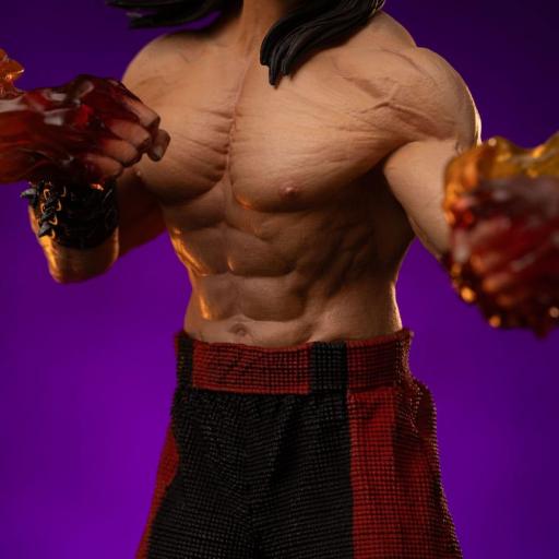 Estatua Mortal Kombat Scorpion Liu Kang  Art Scale Iron Studios 23 cm [3]